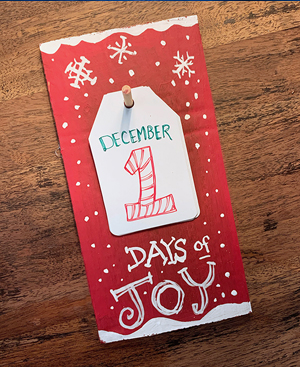 Create a homemade advent calendar