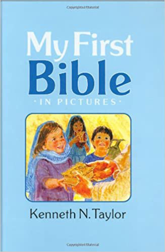 My First Bible in Pictures  BLUE Book image