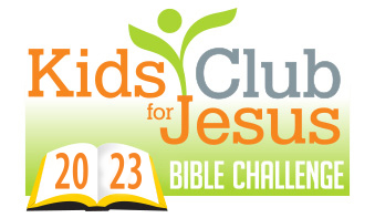 Kids Club for Jesus Monthly Bible Challenge logo