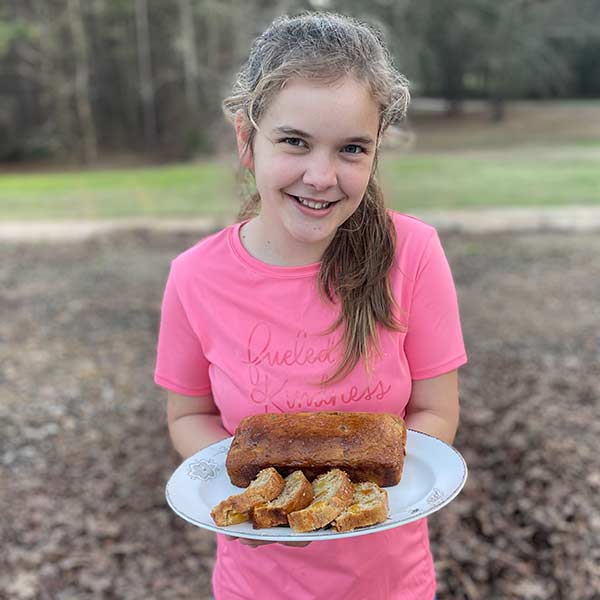 Anna 12 made the Apricot Pecan Bread  image