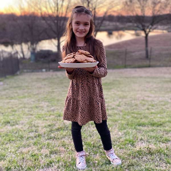 Emma 8 made the Chewy Chocolate Chip Cookies  image