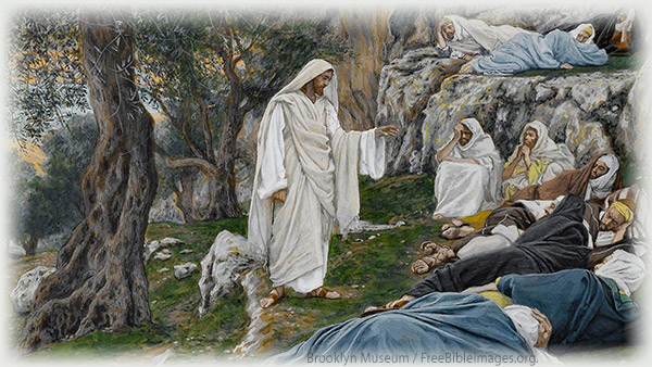 Jesus in the Garden with the Disciples - Brooklyn Museum / FreeBibleimages.org.