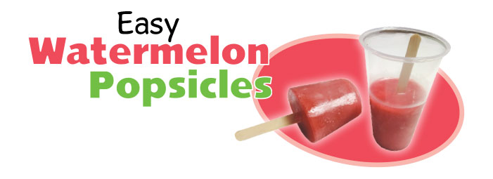Make Watermelon Popsicles  - Recipe 