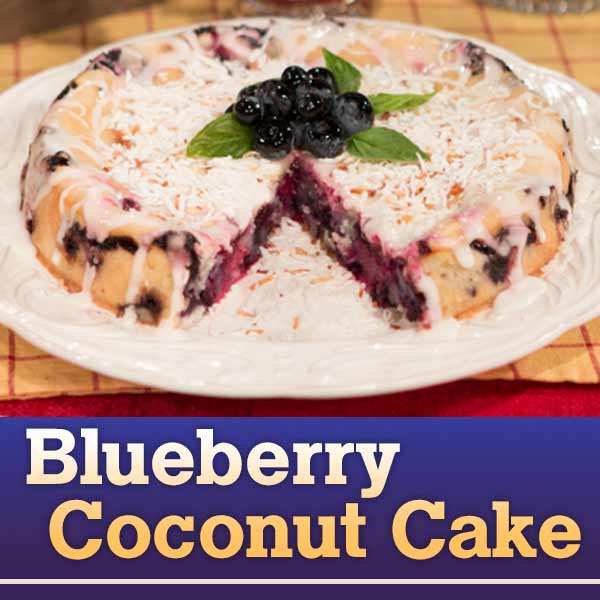 Blueberry Coconut Cake