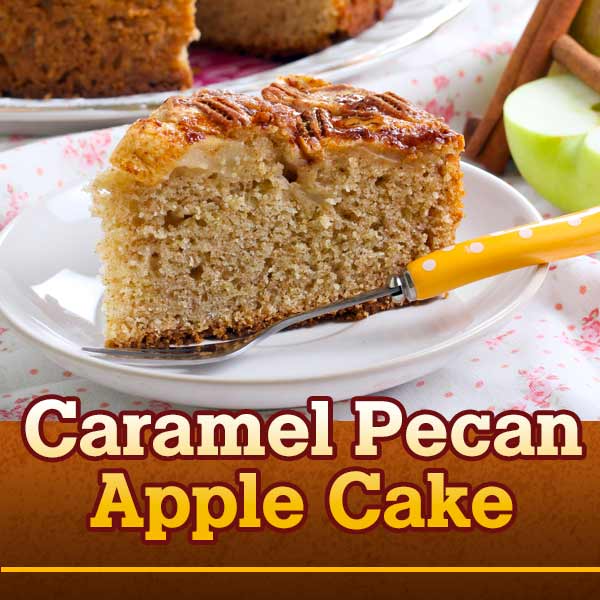 Caramel Pecan Apple Cake recipe image