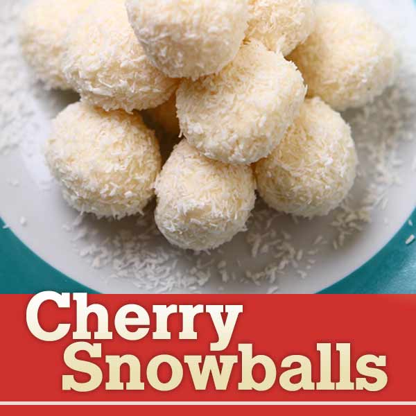 Cherry Snowball Cookie image