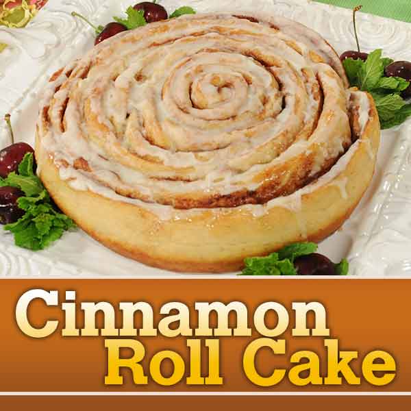 Cinnamon Roll Cake image