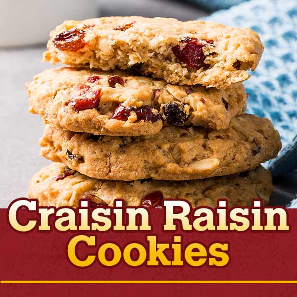 Craisin Raisin Cookies recipe image