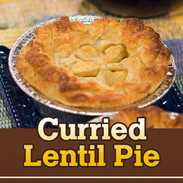 Curried Lentil Pies recipe image