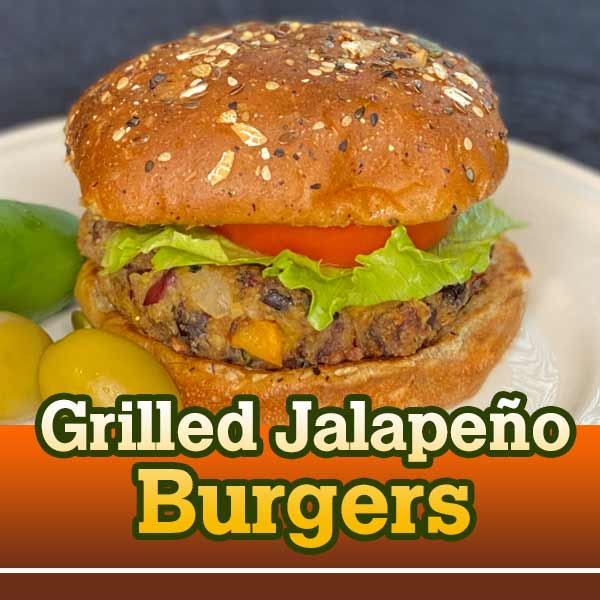 Grilled Jalapeno Burgers  image
