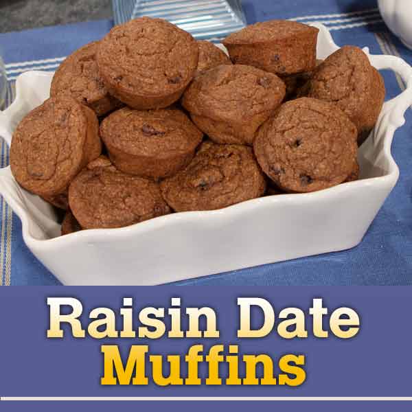 Raisin Date Muffins image