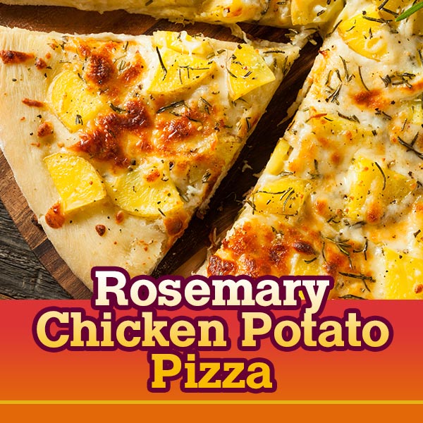 Chicken Potato Pizza recipe image
